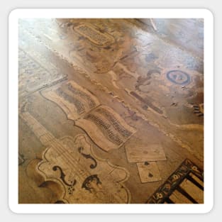 Musical Table Top, Hardwick Hall Sticker